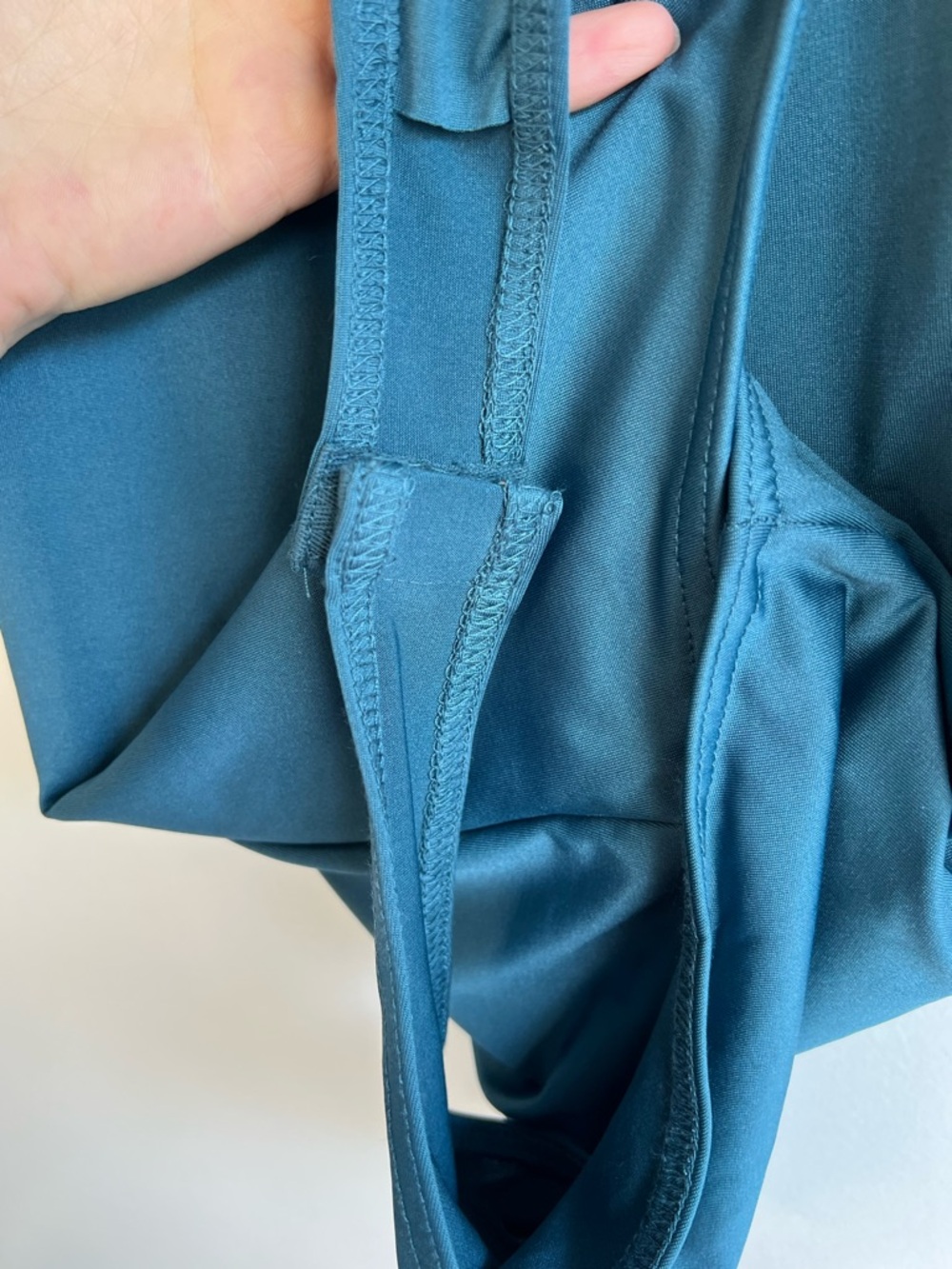 London Rose Blue Cutout Bodysuit Small Sleek Minimal Stretch - Picture 5 of 10